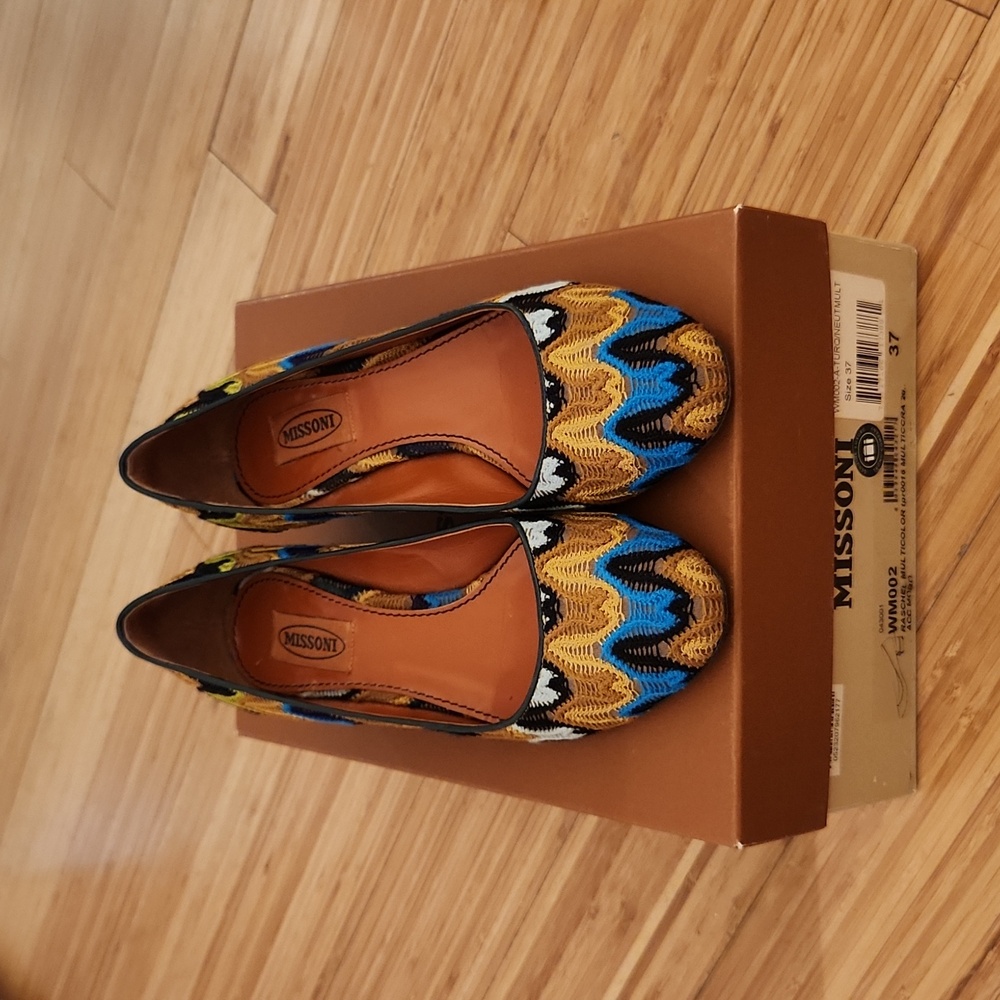 Missoni block heel size 37